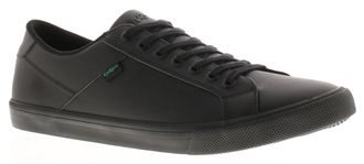 Kickers Mens Casual Shoes Kody Lo Leather Lace Up black - Size UK 12