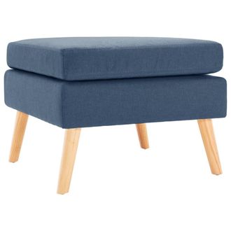 vidaXL Poggiapiedi Blu In Tessuto - Vidaxl