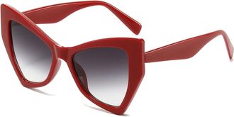 Generic Vacation Men Outdoor Sunglasses Commuter Driving Women Sun Glasses(Red)
