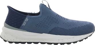 Skechers Schoenen, Heren, Blauw, 41 EU, Blauwe Herenschoenen 210636