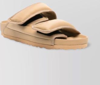 Birkenstock sandals with flat sole and open toe