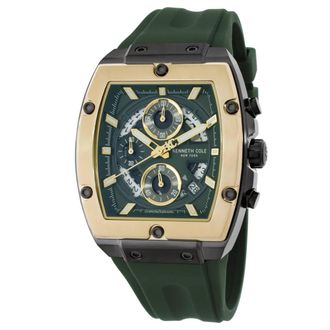 Kenneth Cole Chronograph Quartz Green Dial Mens Watch KCWGO0067601