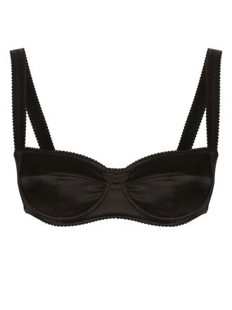 Dolce & Gabbana Reggiseno A Balconcino In Raso-Donna