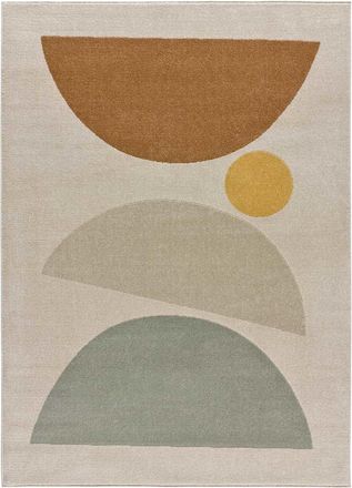 Atticgo Alfombra escandinava beige/multicolor 120x170 cm