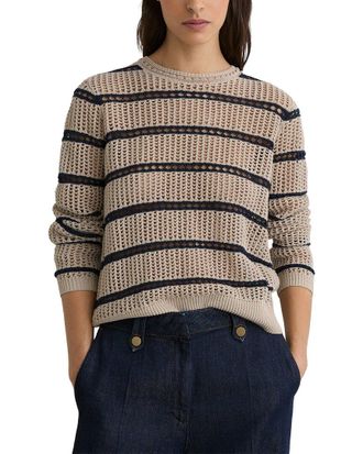 Reiss Skylar Open Knit Stripe Jumper