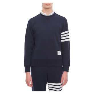 Thom Browne Heren, Sweatshirts & Hoodies, Blauw, Maat: XL