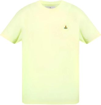 Vivienne Westwood Classic Multicolour Orb T-Shirt - Heren - T-shirts - Geel - M - Katoen - Tops