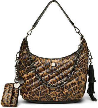 Think Royln Icon Hobo in Leopard at Nordstrom