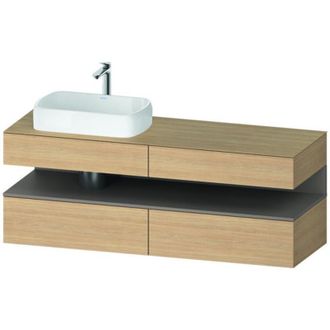 Duravit Qatego Consola Mueble Bajo Lavabo, 2 Extensiones, 2 - Duravit