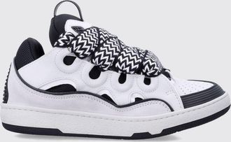 Lanvin Sneakers Curb low top in pelle e mesh con design bicolore