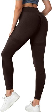 Generic Women 3D Compression Leggings Anti Cellulite Slimming Scrunch Bums Legging High Waisted Seamless Push-Up Opaque Gym Yoga Leggings Anti Fat Mass Sports