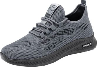 Generic Mens Lightweight Sneakers, Breathable Mesh Shoes Men Casual Slip On Work Shoes with Non Slip Sole Lightweight Walking Sneakers Comfortable Mesh Gym Wo