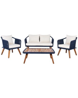 Safavieh Indoor/Outdoor Raldin Rope 4Pc Living Set