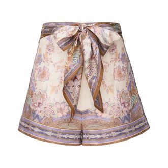 Zimmermann Short Shorts, female, Multicolor, Size: S Short Shorts