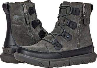 Sorel Mens Sorel Explorer 2004651-010 Boot Black Dual Zip Waterproof Ankle RHS7352
