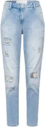 Marc Aurel Dames, Jeans, Blauw, Maat: S