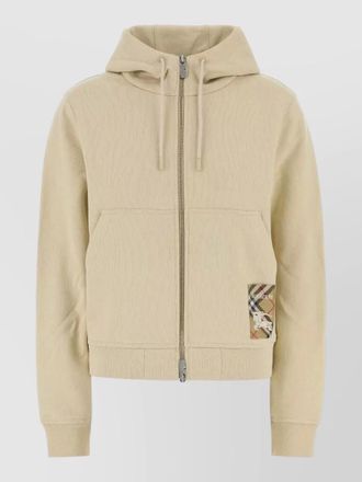 Burberry cotton sweatshirt jacket