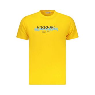Iceberg Ice Iceberg Beachwear Logo Geel T-shirt