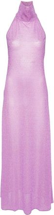 Oséree lurex maxi dress - women - Metallic Fibre/Polyamide - M - Purple