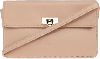 Ferragamo Harley Bag - Dames - Schoudertassen - Beige - ONE Size - Leer - Tassen