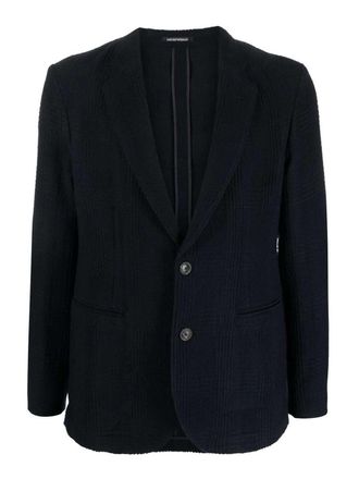 Emporio Armani Wool single-breasted blazer jacket