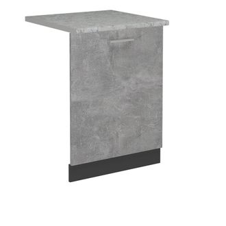 Vicco Tapa Del Lavavajillas R-line, Hormig&oacute;n, 60 Cm, Et Antracita