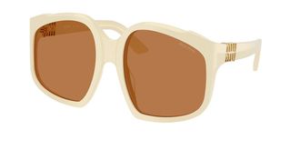 Miu Miu MUA07S 21D90Q Womens Sunglasses White Size 59