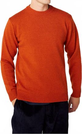 Peregrine Makers Crew Jumper Sweater In Orange