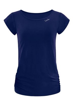 Winshape Sporttop WINSHAPE AET130LS, Damen, Gr. XXL, blau (dunkelblau), 85% Polyester, 15% Elasthan, Rundhals, Tops Sporttop, Functional Soft and Light