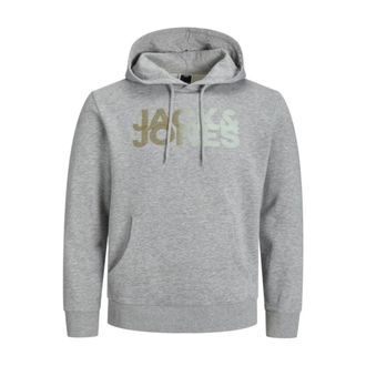 Jack & Jones Hoodies, male, Gray, M, Hoodies