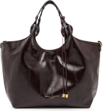 Gianni Chiarini Dua Tote - Dames - Shoppers - Bruin - ONE Size - Su&egrave;de - Tassen