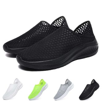Generic Mens Womens Breathable Mesh Runing Shoes Lightweight Walking Shoes Outdoor Sports Casual Beach Sandals u27 Black