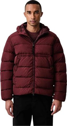 C.P. Company Chrome-R Goggle Down Jacket - - Jackets - Uomo - Rosso - S