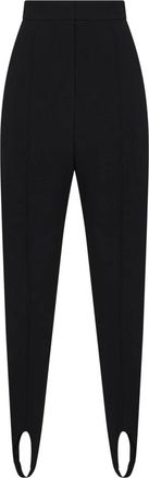 Stella McCartney Leggings elasticizzati con staffa - - Trousers - Donna - Nero - M