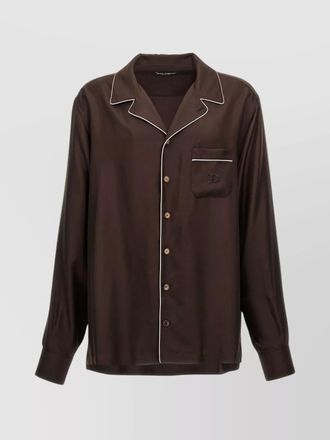 Dolce & Gabbana shirt logo embroidery chest pocket