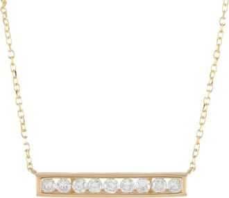 Luxury Bazaar Collana in oro giallo 14 carati con diamanti