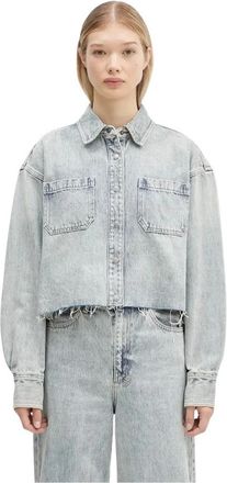 Ksubi Denim Jassen - Dames - Spijkerjassen - Blauw - M - Denim - Jassen