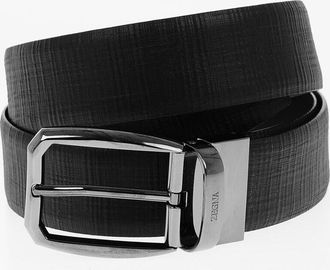 Ermenegildo Zegna Cintura in Pelle Reversibile 35mm Ermenegildo Zegna