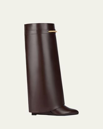 Givenchy Shark Pinch Leather Boots