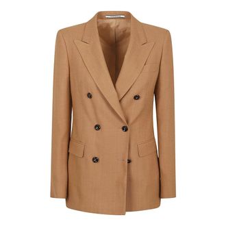Tagliatore Blazers, female, Brown, Size: 2XL Tagliatore Jackets