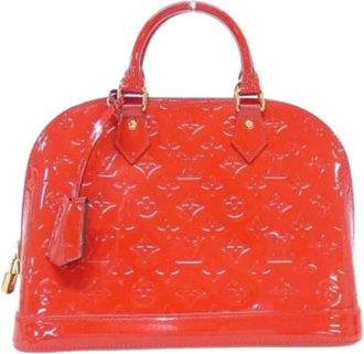 Louis Vuitton Pre-owned Handbags, female, Red, Size: ONE SIZE Pre-owned Alma PM Handbag