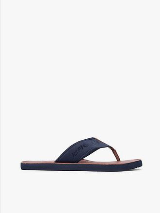 Tommy Hilfiger Jacquard Logo Flip-Flops
