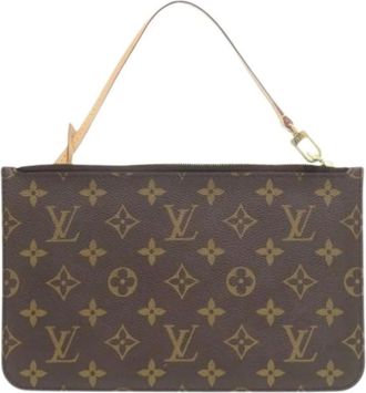 Louis Vuitton Pre-owned Clutches, female, Brown, Size: ONE SIZE Pre-owned Canvas Clutch