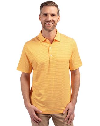 Cutter & Buck Forge Eco Double Stripe Stretch Recycled Mens Polo
