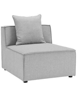 ModWay Outdoor Saybrook Outdoor Patio Upholstered Sectional Sofa Armless Chair