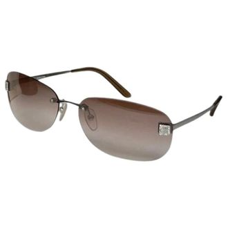 Celine Pre-owned Accessories, female, Gray, Size: ONE SIZE Pre-owned Metal Sunglasses
