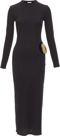 CHRISTOPHER ESBER Ribbed Cut Out Bodycon Dress