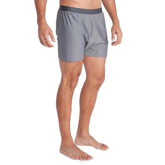 ExOfficio Mens Give-n-go 2.0 Boxer Shorts, Steel Onyx, L