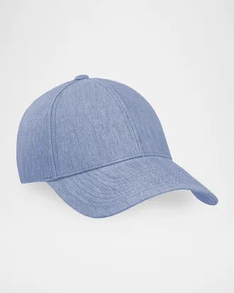 Varsity Men & apos;s Linen Moisture-Wicking Baseball Cap