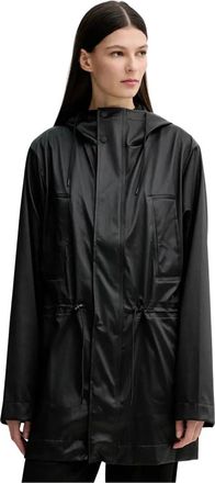 Rains Chaqueta Larga Bold - Jackets - Mujer - Negro - L